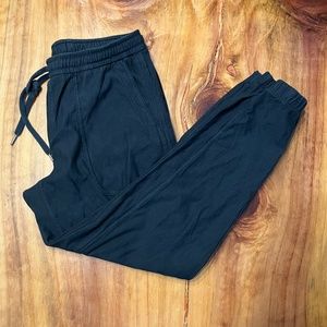 Athleta Farallon Jogger Sweatpants Pants medium Black Cotton